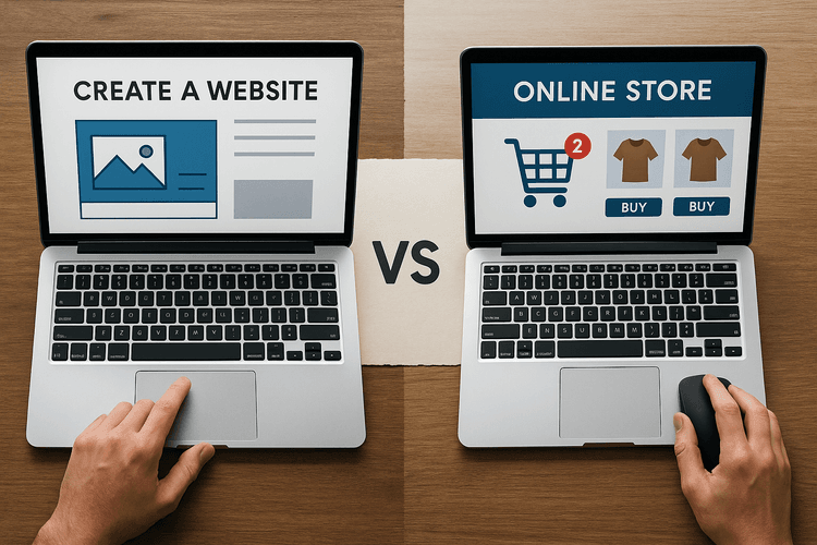Creare un sito web o utilizzare una piattaforma ecommerce esistente Creare un sito web o utilizzare una piattaforma ecommerce esistente