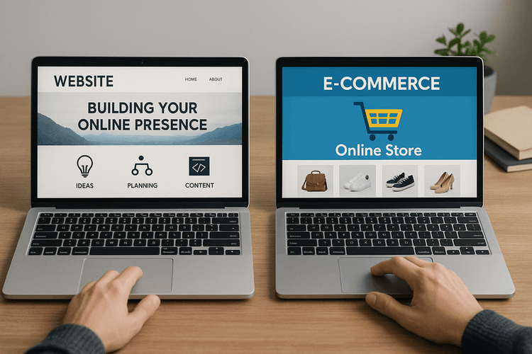 Créer un site web ou utiliser une plateforme de commerce électronique